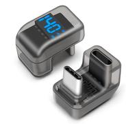 Seminer Adattatore Angolato a 180 Gradi (2 Pack)usb Estensore USB-C PD 140W/40 Gbps per Steam Deck, Switch, Laptop, Telefono