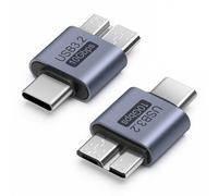 Seminer Adattatore da micro B a USB C (confezione da 2), dati maschio a maschio, convertitore per computer, laptop, dischi rigidi esterni