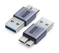 Seminer Adattatore da micro B a USB (confezione da 2), dati per computer, laptop e dischi rigidi esterni