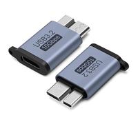 Seminer Adattatore da USB C a Micro B (2 Pack), Cavo USB 3.0 10Gbps per Disco Rigido USB C Compatibile con Toshiba, HDD, Seagate, WD, Galaxy S5 Note 3, HDD ecc