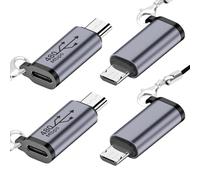 Seminer Adattatore da USB C a micro USB (confezione da 4), da tipo C femmina a micro USB maschio, supporta la sincronizzazione dati, compatibile con Samsung Galaxy S8/S8+ e dispositivi Micro USB