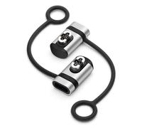 Seminer Adattatore di Ricarica USB C per Cuffie Shokz (2 Pack), Connettore di Ricarica Magnetico per Caricatore di Cuffie Aftershokz Compatibile con Shokz OpenSwim Pro-Argento