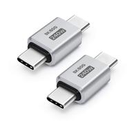 Seminer Adattatore USB C 80Gbps (2 Pack), Connettore di Trasferimento Dati USB 4.0 Type-C Maschio-Maschio Compatibile con iPhone 16/15, Samsung, MacBook e altri Dispositivi USB-C