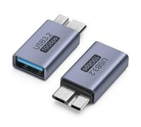 Seminer Adattatore USB3.0 Maschio a Femmina (2 Pack) per Computer, Laptop, Hard Disk Esterni