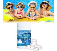 SEMINISMAR Pool Cleaning Tablet,Compressa per la Pulizia della Piscina,Magic Pool Clean Tablet, Magic Pool Tup Cleaner, per Piscine,Spa 100g