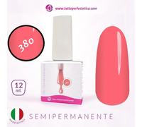 Semipermanente colore salmone lucido N 380 da 12 ML - Hema e TPO Free