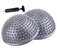 Semisfera a Riccio pedana Equilibrio, 2X Mezze Sfere di Yoga, Palla Massaggio del Piede Mezzo Sfera Balance per Esercizi Fitness Yoga Pilates