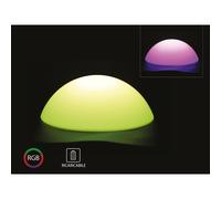 V-TAC VT-7809 Lampada LED da terra mezza sfera light Ø50cm multicolor RGB batter