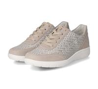 Semler G4205-133-028 SP - Scarpe basse ortopediche con lacci, in pelle grezza da donna, colore: Marrone, Braun Combi, 43 EU