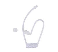 Semme 10 Pezzi di Ricambio per Tubo Acustico a Spirale per Walkie talkie Auricolare Radio Ricevitore Tubo Sonoro con Gel Medico per Radio bidirezionali.