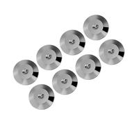 Semme 8 Pezzi 25 X 4 Mm Rame Altoparlante Ammortizzatore Base Piedini Isolanti Tappetini per Amplificatore Altoparlante Lettore CD/DVD Giradischi e Altre Apparecchiature (GRAY)