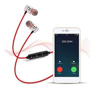 Semme Auricolari Sportivi con Riduzione del Rumore nell'orecchio Design Ergonomico con 4 Ore di Conversazione Tecnologia 5.0 Disponibile in e Rosso (rosso)