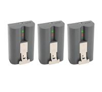 Semme Batteria Sostitutiva per Videocamera per Campanello da 8000 MAh Batteria Al Litio Ricaricabile Ad Alta capacità per Videocitofono 2 3 3Plus 4 Stick Up Cam Camera Confezione da 3 (Confezione da