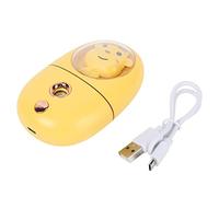 Semme Bear Face Face for Kid Spruzzatore Facciale Ricaricabile USB 35ml Umidificatore per Viso e Occhi Idratante a Vibrazioni Umidificatore da Viaggio Portatile Bianco (YELLOW)