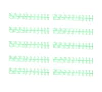 Semme Binding a Spirale, 10pcs Binding Spiral Binding Combs con un Diametro Interno di 16 Mm per Aule, Uffici e Librerie (GREEN)