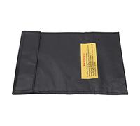 Semme Borsa Antideflagrante per Batteria Lipo Borsa di Protezione per Batteria Al Litio Ignifuga per Ricarica e Conservazione Sicure (BLACK)