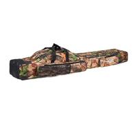 Semme Borsa da Pesca Portatile Pieghevole a 3 Strati da 120 Cm/150 Cm per Canna da Pesca, Mulinello, Attrezzatura, con Tasche Multiple, Cinturino in Tessuto Oxford 600D (150)