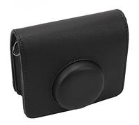 Semme Borsa per Fotocamera con Design retrò e Comodo Materiale PU per - Tracolla Inclusa, Marrone (BLACK)