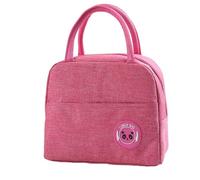 Semme Borsa per il Pranzo Borsa per il Pranzo per il da Donna per il da 6 Litri Termica Termica per Lavoro Scuola Viaggi Escursionismo a Prova di Grande capacità Riutilizzabile Grigio (rosa)