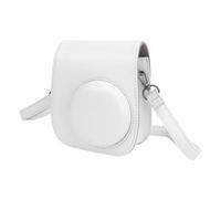Semme Borsa Protettiva per Fotocamera Custodia in PU per 12 con Album Cornici Colorate e Adesivi Sospesi - e Design Elegante (WHITE)