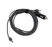 Semme Cavo di Alimentazione CC IP68 da 3 Pollici - Riproduci e Collega per Auto a 12 V/24 V e Uso Esterno, 3 Metri (5 metri)