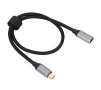 Semme Cavo di Prolunga USB 3.2 GEN2 Tipo C 4K 100 W PD 5 A da Maschio A Femmina per Ricarica Rapida e Screencasting HD (50 cm)