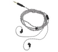 Semme Cavo di Ricambio per Auricolari in Rame Placcato Argento di Alta qualità da 0,2 M per TFZ, QDC e Altro - Design Elegante, con Nodi