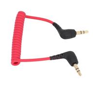 Semme Cavo Microfono Adattatore da 3,5 Mm - Cavo Patch a Spirale per Microfono OFC per SC2, Smartphone e Video