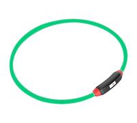 Semme Collar per Cani Illuminati, Collare per Cane Illuminato per Cani Colletti per Cani da Cane Ricaricabile Ricaricabile Al Collo di Peta (luce verde)