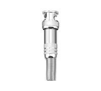 Semme Connettore BNC Maschio 10 Pezzi Adattatore Connettore BNC Maschio Tipo a Vite per Telecamera CCTV Coassiale RG59 Lega di Alluminio Facile Collegamento con Blocco a Vite