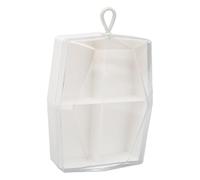 Semme Contenitore per Spugnette Makeup 4 Scomparti Trasparente Porta Puff | Il coperchio trasparente in plastica ABS a prova di soffio contiene 4 spugne ideali per la vanità viaggio e per riporre