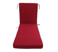 Semme Cuscino per Poltrona Lounge con Lacci, Rimovibile, Resistente Alla Pioggia, Sbiadimento, di Ricambio per Lettino Prendisole, per Spiaggia, Patio Esterno, Confortevole Schiuma Ad Alta densità