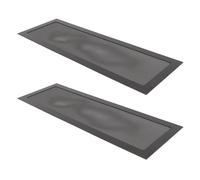 Semme Custodia per PC in Rete Vove 2 Pezzi Ventola Magnetica per PC 120x360mm Griglie in PVC a Maglia Fine per Dispositivo di Raffreddamento del Computer PSU Cornice Magnetica Facile da Installare
