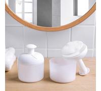 Semme Detergente Visivo Schiumogeno Manuale Schiumatore Bianco (Come | Corpo trasparente in materiale PP adatto per il lavaggio del corpo dello shampoo detergente per il viso a casa e in viaggio