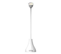 Semme Lampada per Manicure Ricaricabile Lampada Polimerizzante a Forma di Rosa Ruotabile a 360 Gradi con Supporto Aperto per Gel Essiccante per Nail Art Bianco Rosa Mini Luce LED Ad