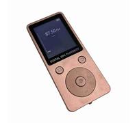 Semme Lettore Mp3 Che Funziona con Lettore Musicale MP4 Portatile con Cuffie Supporto da 32 GB Tempo di Standby Musicale Digitale Multifunzionale in Oro Rosa con Registrazione di Video di E-book
