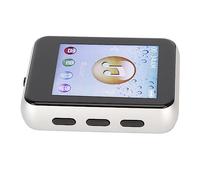 Semme Lettore MP3 Suono HiFi Senza Perdite Il Touchscreen da 0,8 Pollici Supporta la Registrazione Memoria da 8 GB Contapassi e Altoparlante Integrati Ideale per Bambini di età (SILVER)