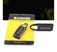 Semme Lucchetto a Combinazione a 3 Cifre Lucchetto Sicuro con Codice Ripristinabile in Lega di Zinco per Valigia Cassetta degli Attrezzi Cassetto Leggero Compatto Durevole Antiruggine (BLACK)