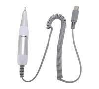 Semme Manipolo per Trapano Elettrico per Unghie, Manico per Trapano per Unghie in Alluminio per Lucidatrice per Unghie con Spina a 5 Pin, Esperienza Compatta Leggera Silenziosa e (WHITE)