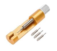 Semme Orologio Band Remover, Watch Band Strap Link Pin Adjuster Remover Kit di accessori per strumenti di riparazione regolabili(Gold)