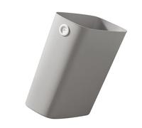 Semme Pattumiera Sottile Pattumiera Piccola per Bagno Camera da Letto Cestino per Rifiuti in Plastica PP TPR con Foro di Contenimento - Design Sottile e Aperto - Salvaspazio - Facile da Pulire