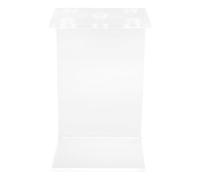 Semme Porta Forbici in Acrilico Trasparente, Multifunzionale, a 5 Fori, per Parrucchiere, per Strumenti per Acconciature, Forniture per Saloni, Durevole, Organizer Tavolo, 16,5 X 10