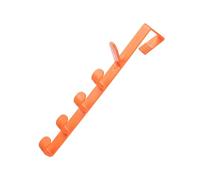 Semme Punch - Gancio Moderno per Porta per Appendiabiti Multiuso con Carico Forte - Ideale per Camera da Letto, Soggiorno e Ingresso (ORANGE) (ORANGE) ()