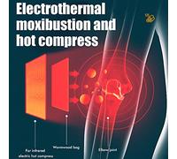 Semme Riscaldamento Elettrico Riscaldamento Braccia Moxibustione Calma Calco Calma del Braccio a 3 velocità Controllo a Temperatura con Filo di Riscaldamento in Fibra di Carbonio per