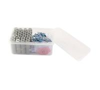 Semme Root Perm Rods Salon Hairdressing Curler Set ABS | 48 elastici 45 clip 20 rulli 21 morsetti a forcella scatola di immagazzinaggio per il sollevamento e l\'ondeggiamento delle