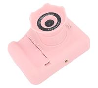Semme S Print Camera con Doppio Obiettivo 1080P, Divertenti Giochi Puzzle e modalità Musica per Giovani Fotografi (PINK)