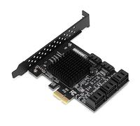 Semme Scheda di Espansione Controller da PCI-E a Scheda di Espansione a 8 Porte Adattatore PCI-E 3.0 Ad Alta velocità per Aggiornare la capacità di Archiviazione del PC