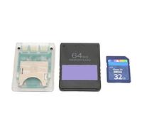 Semme Semme Adattatore per Scheda di Memoria Plug and Play per Scheda di Memoria da 32 GB e FMCB V1.966 da 64 MB, Compatibile con Console Slim (Console grasse) (sottili)