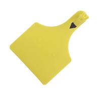 Semme Semme Orecchie Extra Large in TPU Vuote da 10 Pezzi per Bestiame - Personalizzabili per Bovini, Capre, Pecore e Altro - Rosso Brillante (rosso) (YELLOW)