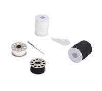 Semme Semme Set di Filo da Cucito con Bobine di Metallo, Bobine, Ago e Strumento per Infilare per Macchine da Cucire Domestiche e Lavori Fai da Te